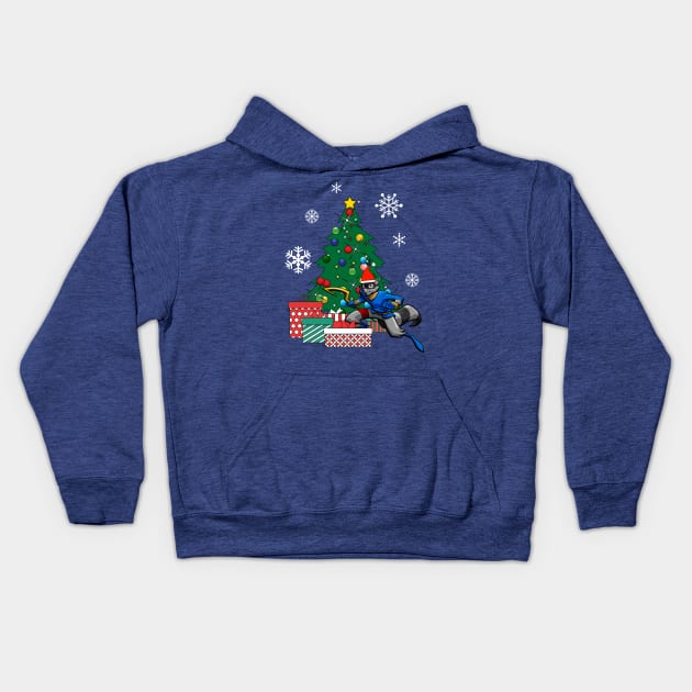 Sly Cooper Around The Christmas Tree Kids Hoodie by Nova5